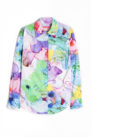 Vilagallo Multicolor Floral Print Trousers 33450